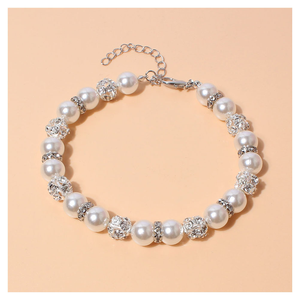 Petdiscover último diseño lindo <span class=keywords><strong>collar</strong></span> de perlas para mascotas suministro de <span class=keywords><strong>collar</strong></span> elegante para perros o gatos - Product Image 3
