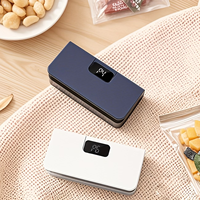 Machine à sceller semi-automatique magnétique en plastique, mini, plusieurs modes de scellage, batterie rechargeable, capacité de 2 à 16 secondes pour le stockage des aliments