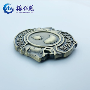 Alta calidad Internacional de Clubes de Leones de 3D oro antiguo coche insignia de metal - Product Image 2