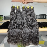 Extensions de Cheveux Humains Remy Naturels Ondulés du Cambodge 15A en Gros, Alignés sur les Cuticules, Non Traités, Fournisseur pour Femmes Noires
