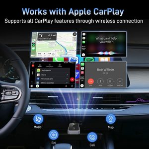 Oem ODM xách tay không dây Carplay U Key phong cách xe hộp GPS âm thanh USB Carplay Dongle Adapter không dây cho Apple iPhone - Product Image 4