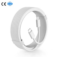 Kabel Data Tipe-C PD, Kabel USB Tipe C ke Kabel Pengisi Daya Cepat PD 20W untuk iPhone 15 Pro Max dan Samsung