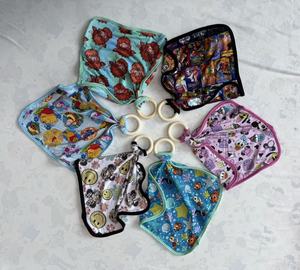 กล่องสุ่มผ้าเช็ดน้ำลายใยไผ่ลายการ์ตูน พร้อมลวดลายตัวการ์ตูนน่ารัก - Product Image 5