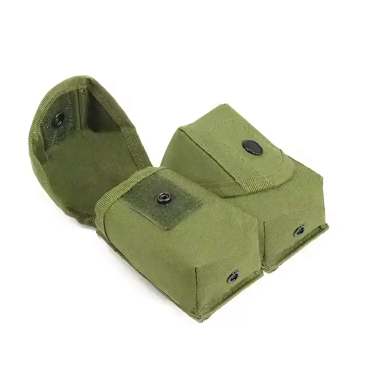 Hand Grenade Shape Bag Tactical Double Grenade Pouch MOLLE Magazine Holder
