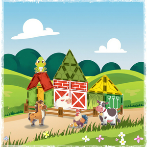 Apprentissage préscolaire STEM Jouets de construction éducatifs Fram Jouets <span class=keywords><strong>Magnatiles</strong></span> Animaux pour enfants de 4 à 8 ans - Product Image 2