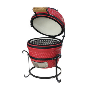 Parrilla Kamado de Cerámica Plegable Portátil de Estilo <span class=keywords><strong>Coreano</strong></span> Auplex, Mini, de 13 Pulgadas, sin Humo, con Acero Inoxidable - Product Image 4