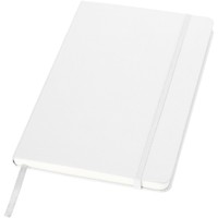 Bloc-notes classique format A5 avec couverture rigide, reliure thermique, papier offset pour l'écriture scolaire, logo personnalisé imprimé, organiseur