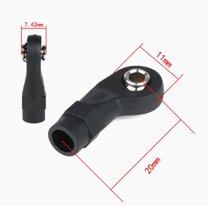 Chasis KYX <span class=keywords><strong>RC</strong></span> <span class=keywords><strong>Crawler</strong></span> M4 con Cabezal de Bola Curvo para TRX-4 SCX10 III TRX-6 Escala 1/10 Unisex 14 Años en Adelante Piezas de Mejora - Product Image 4