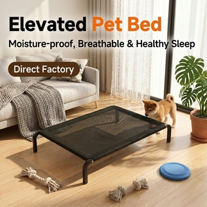 Dog <strong>Cot</strong> <strong>Small</strong>/Medium/Large Breeds; Raised Ground Waterproof Breathable Nylon; All Seasons Use; Easy Disassemble Bed; Machine - Product Image 1