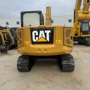 Excavatrice sur chenilles Caterpillar 307.5 d'occasion, 7,5 tonnes d'origine, en bon état, petit équipement d'excavation hydraulique usagé - Product Image 4
