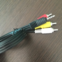 Câble vidéo pour caméscope de haute qualité 3,5 mm vers RCA, câble audio stéréo 3,5 mm mâle vers 3 RCA mâle