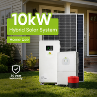 Système de stockage d'énergie solaire 8 kW 10 kW 10000 W, kits de systèmes solaires hybrides chinois pour la maison