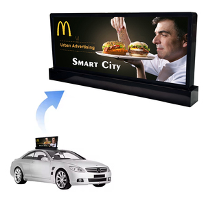 Luces Led Taxi Double Face Led Affichage Pour La Publicité De Voiture En Plein Air P2.5 P4 P5 Taxi Led Écran 4G Wifi Étanche Oem Usine - Product Image 1