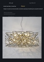 Luminaire suspendu circulaire LED doré pour café, chambre à coucher, KTV, projet personnalisé, luminaire suspendu préféré des designers