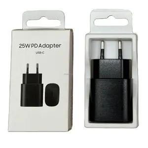 Productos más vendidos 2023 25W usb-c adaptador de pared de carga súper rápida cargador de base tipo C cargador USB para Samsung S23 Ultra S24