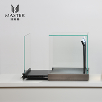 Vitrina de Exhibición de Joyería de Vidrio de Lujo MASTER con Luces LED para Exhibición en Tiendas Minoristas y Promoción en Boutiques