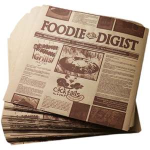 Papel Antigrasa para Envolver, Papel Encerado para Sándwiches con Logotipo - Product Image 3