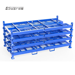 Estantes de transporte de motocicletas personalizados de acero y metal de almacenamiento plegable para la industria automotriz - Product Image 4