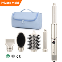 Sèche-cheveux professionnel ionique 5-en-1 multi-styler à marque privée avec moteur sans balais 3 vitesses >110 000 tr/min
