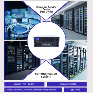 Sistema di Alimentazione <span class=keywords><strong>UPS</strong></span> <span class=keywords><strong>Online</strong></span> a Doppia Conversione con Onda Sinusoidale Pura <span class=keywords><strong>3KVA</strong></span> Monofase ad Alta Frequenza per Montaggio su Rack - Product Image 3