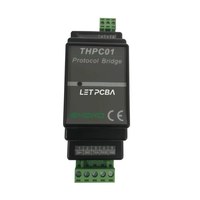Convertidor de Protocolo Modbus RTU a Modbus TCP/IP, Riel DIN, SMOWO THPC01, RS485 a Ethernet