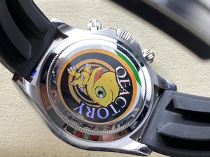 Reloj Mecánico Impermeable de Súper Calidad, 40 mm, Fábrica QF, 126-519, Acero 904L, Movimiento 4131, 155 g, Cronógrafo, Esfera Negra Panda - Product Image 6