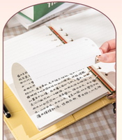 Sac de rangement pour cartes A5, housse de protection pour passeport, carnet à feuilles mobiles