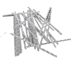 <span class=keywords><strong>Fibre</strong></span> de béton en polypropylène, Fiber ondulée <span class=keywords><strong>pour</strong></span> béton renforcé - Product Image 1