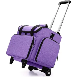 Tragbare Lagerung Rädern Trolley Tasche Nähen Maschine Tote Roll Nähen Maschine Fall