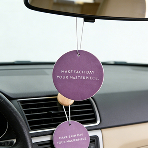 Ambientador de coche de papel natural decorativo para el hogar, con logotipo personalizado, de lujo, moderno y elegante, con aroma a oud y limón, de madera, para colgar en el inodoro. - Product Image 1