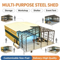 Offre Spéciale : Atelier, Garage, Entrepôt Préfabriqué en Acier à Montage Rapide – Conception Moderne, Livré et Installé pour Usine Industrielle
