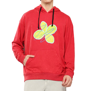Sudaderas con Capucha de Forro Polar de Algodón para Hombre, con Logotipo Personalizado al por Mayor, Impresión Digital, Color Rojo, Fabricante de Sudaderas - Product Image 1