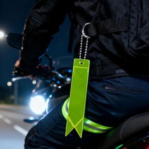 Ficelle réfléchissante pour la visibilité nocturne, pour tirettes de sac à dos, accessoire de sécurité essentiel, articles promotionnels avec logo personnalisé - Product Image 1