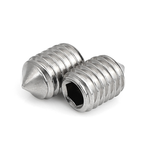 Vis à bille en acier inoxydable, acier inoxydable <span class=keywords><strong>SS</strong></span> 304 316 316L <span class=keywords><strong>A2</strong></span> A4 7 80 Hex Socket Flat Coine Cup Dog Ball Point Set Vis DIN913 DIN914 DIN915 DIN916 - Product Image 6