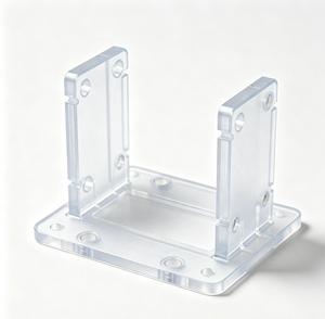 Custom Precision <b>PC</b> Machined Part CNC Fabricated Clear Plastic Component CNC Machining Service - Product Image 5