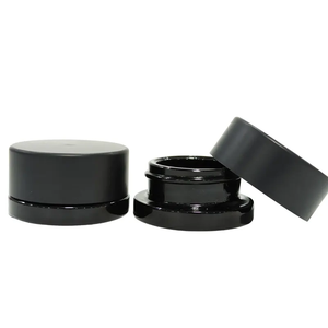 Cổ 5ml 9ml 1G 2G 3G 5g trắng đục màu đen UV lọ thủy tinh với nhựa CRC nắp tròn tập trung 5ml container - Product Image 6