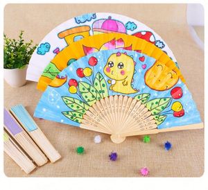 New Trend <b>Rainbow</b> Pride Customized Bamboo Silk Folding Hand Fan - Product Image 1