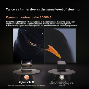 Wholesale Z9X 4K Laser <b>Projector</b> 1300CVIA Brightness Optical Smart Home Z9X 1300 ANSI Lumens High Brightness Output Can Project - Product Image 4