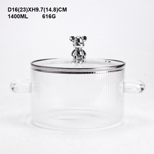 Olla <span class=keywords><strong>de</strong></span> <span class=keywords><strong>vidrio</strong></span> <span class=keywords><strong>de</strong></span> 1600 Ml-Resistente al calor Flame Safe Borosilicate Cookware Stove Pot <span class=keywords><strong>para</strong></span> Pasta Fideos, - Product Image 4