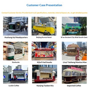Food Trailer Mobile Catering Cart Dining Cart Commercial Stall Fried Multi-Functional Gourmet Car Mobile Entrepreneurial Network - Product Image 5