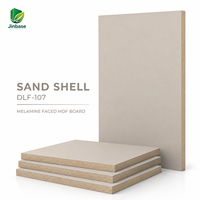 Panneau de cuisine de première qualité en fibre de bois moderne, surface en placage de bois, E0 écologique, 18 mm, imperméable et ignifuge