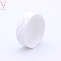 Capsules en plastique à vis lisses et nervurées 33/400 38/400 45/400 53/400 pour bouteilles en verre à large ouverture