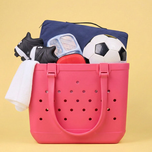 Sac de <span class=keywords><strong>plage</strong></span> en EVA imperméable haute capacité, nouveau design, sac en caoutchouc portable, sac à main de <span class=keywords><strong>plage</strong></span> d'été, vente en gros d'usine - Product Image 3