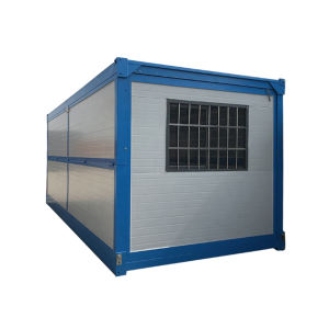China Factory Custom Portable 20ft Foldable Office Container House <b>Small</b> Tiny Folding Outdoor Hotels Malls Sandwich Panel - Product Image 4