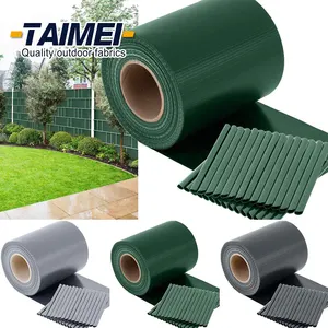 19cmx35m, 19cmx50m, 19cmx70m PVC Tarpaulin Flexible Privacy Screen Fence PVC Stripe Fabric for Garden Fence