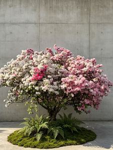 Árbol Decorativo de <span class=keywords><strong>Rododendro</strong></span> Artificial, Árbol de Flores Vívidas para Decoración de Interiores, Vestíbulos y Oficinas - Product Image 4