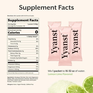 Polvo Electrolítico Mineral de Alta Calidad de Marca Privada, Apoyo para la Hidratación, Apoyo para el Nivel de Energía con Potasio, Magnesio y Vitamina C - Product Image 2