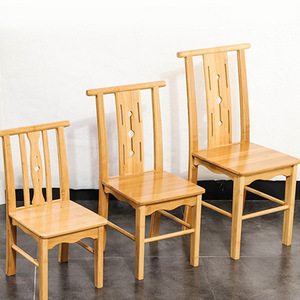 Bicheng <b>Bamboo</b> Chair 31x31x73cm Minimalist Design Restaurant Chair Durable Wooden Seat - Product Image 2