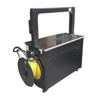 Machine d'emballage à sangles PP entièrement automatique électrique de haute qualité 12 mm avec moteur PLC pour l'emballage de produits alimentaires, de boissons, de textiles, de boîtes et de cartons