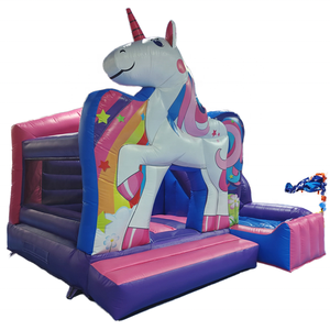 Tùy chỉnh trẻ em Đảng <span class=keywords><strong>Inflatable</strong></span> Unicorn nhảy lâu đài với MOONWALK nảy lâu đài <span class=keywords><strong>Combo</strong></span> cho bán - Product Image 5